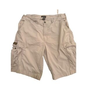 Polo Jeans Company Cargo Shorts Mens Size 42 Khaki Utility Belted Casual